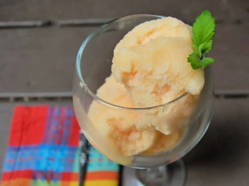 homemade sorbet