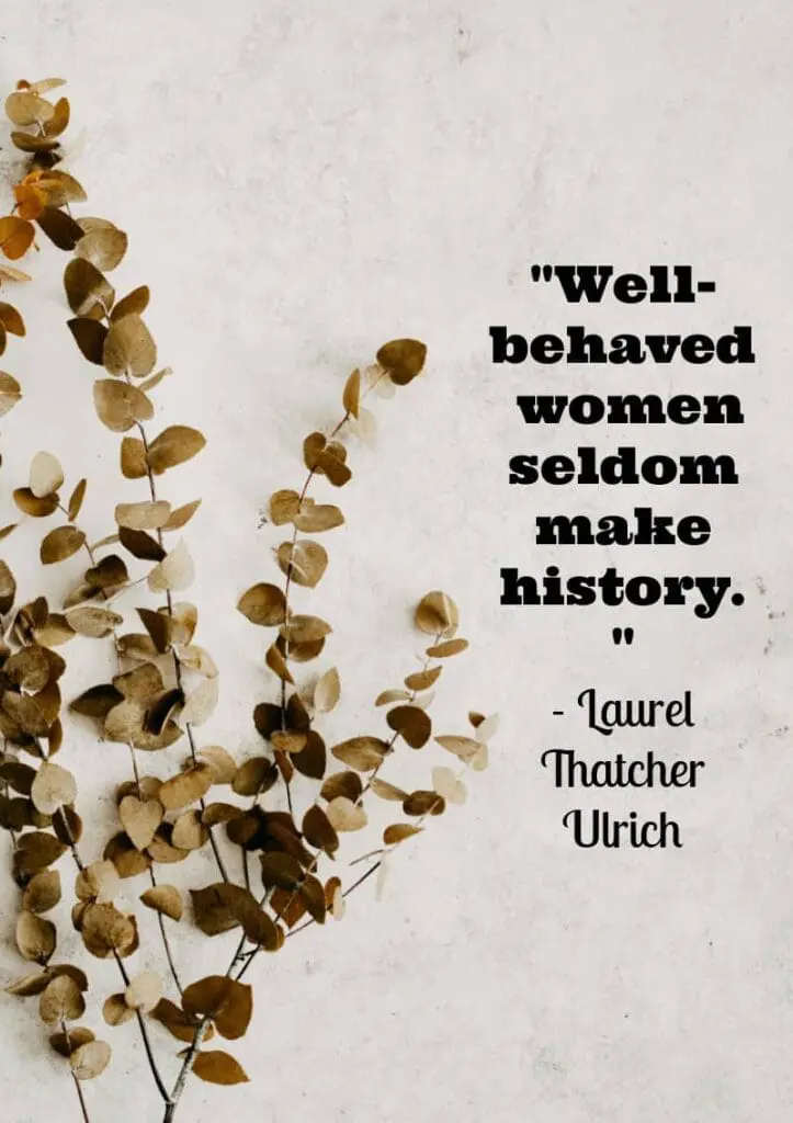 Well behaved women