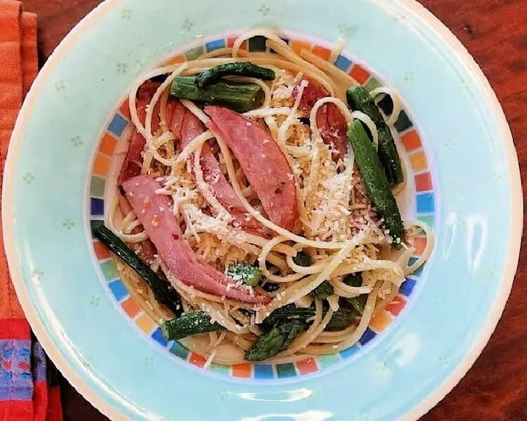 ham asparagus pasta