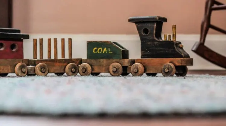 wooden toy train