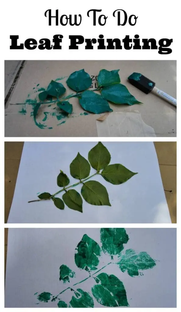 leaf printing