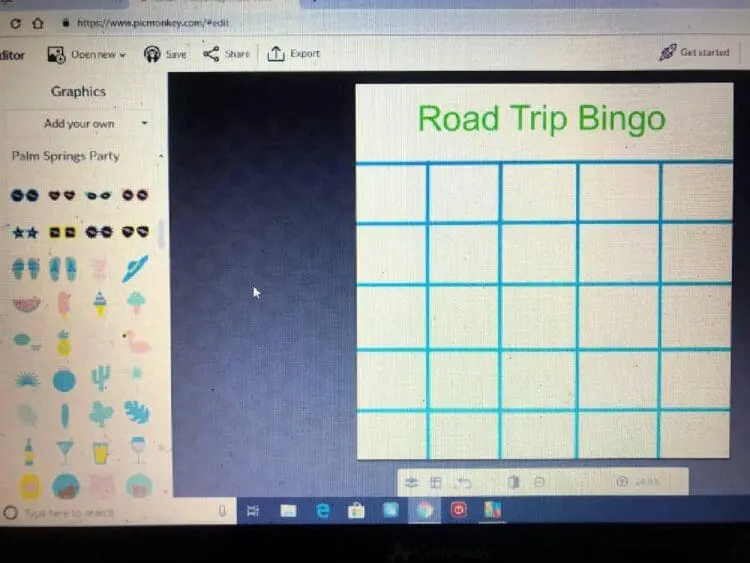 how to make bingo cards