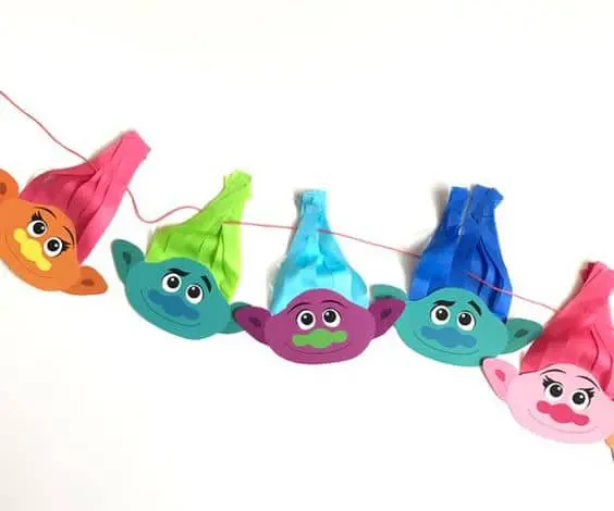 DIY trolls banner