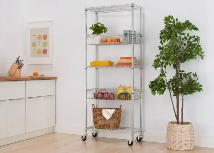 Trinity 5 tier wire shelving