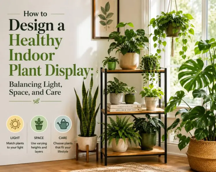 indoor plant display