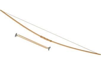 wooden toy bow and arrows