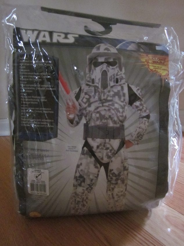Clone Trooper Costume With Full Helmet