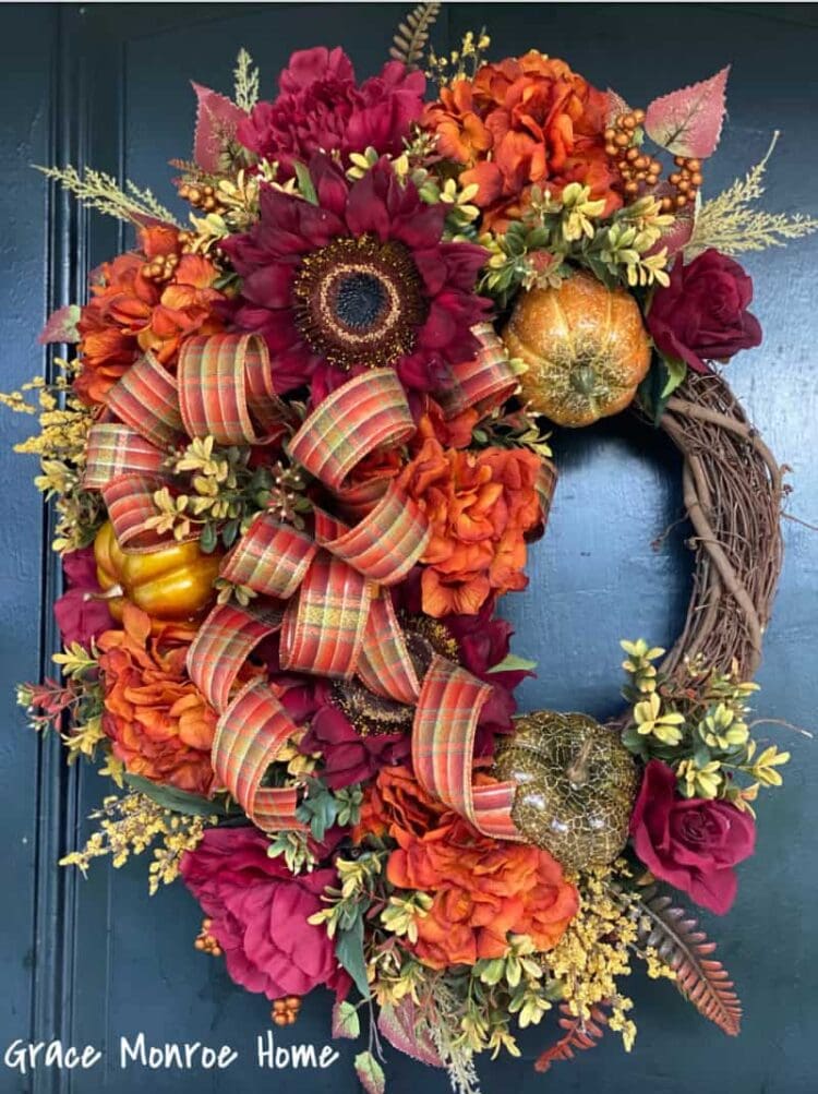 front door thanksgiving decoration