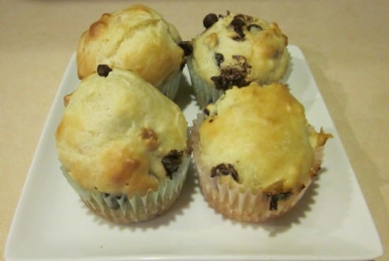 chocolate chip sour cream muffins