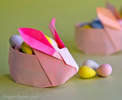 origami bunny / Family Focus Blog