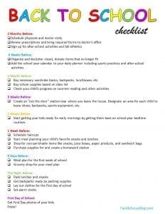 Back To School Checklist For Parents To Get Prepared