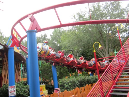 woody's kids roller coaster Universal Studios