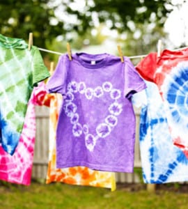 Tie-dye summer activities for kids
