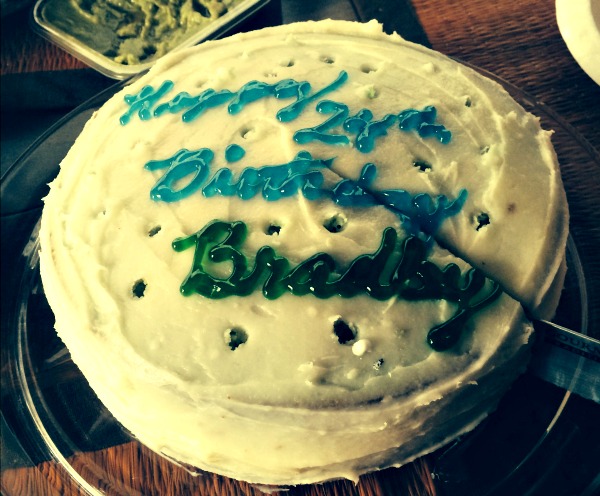 Key Lime Birthday Cake