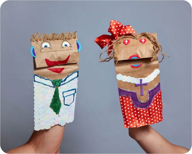 paper bag puppets