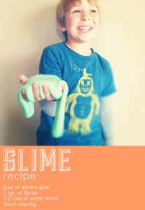 slime recipe summer activities for kids