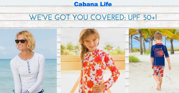Cabana Life Review, Swimwear UV protection