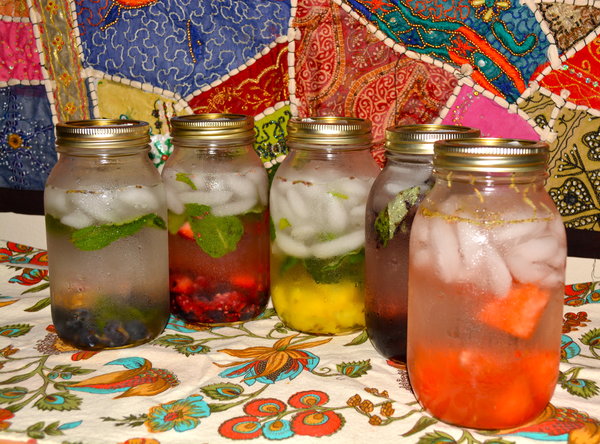 Fresh Fruit Infused Water Recipes and Herb Infused Water Recipes