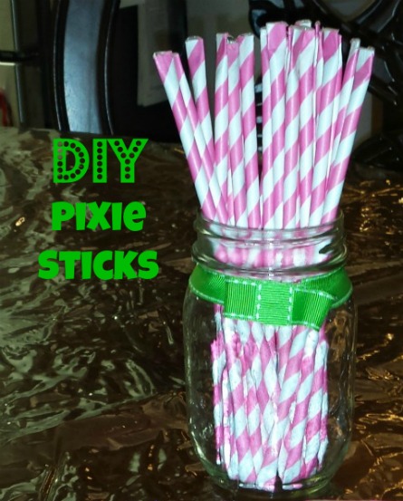 DIY sour pixie sticks tutorial