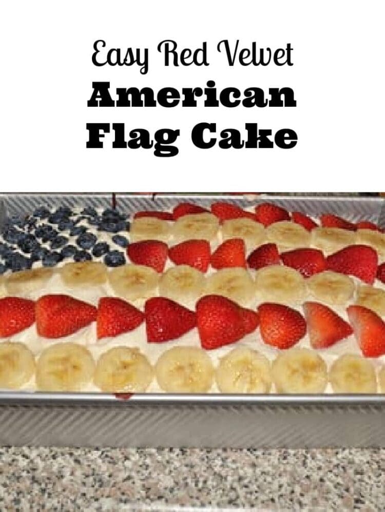 American Flag Cake