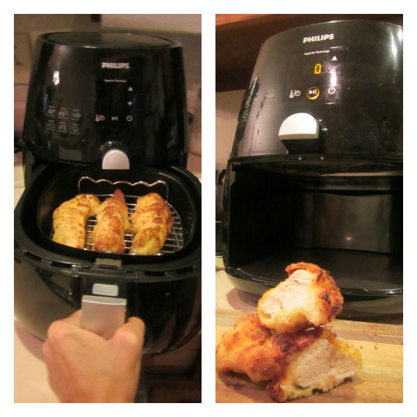 chicken tenders in the Philips Airfryer