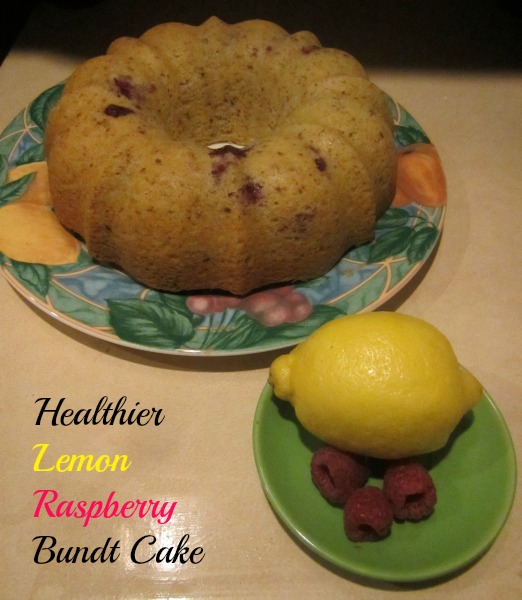 healthier lemon raspberry bundt cake recipe
