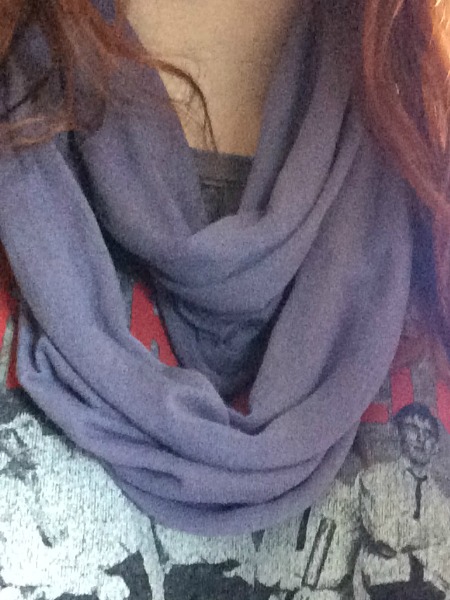 old t shirt infinity scarf