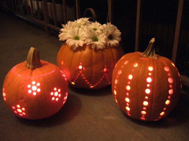 New Halloween Pumpkin Carving Technique- Use A Drill! - Family Focus Blog