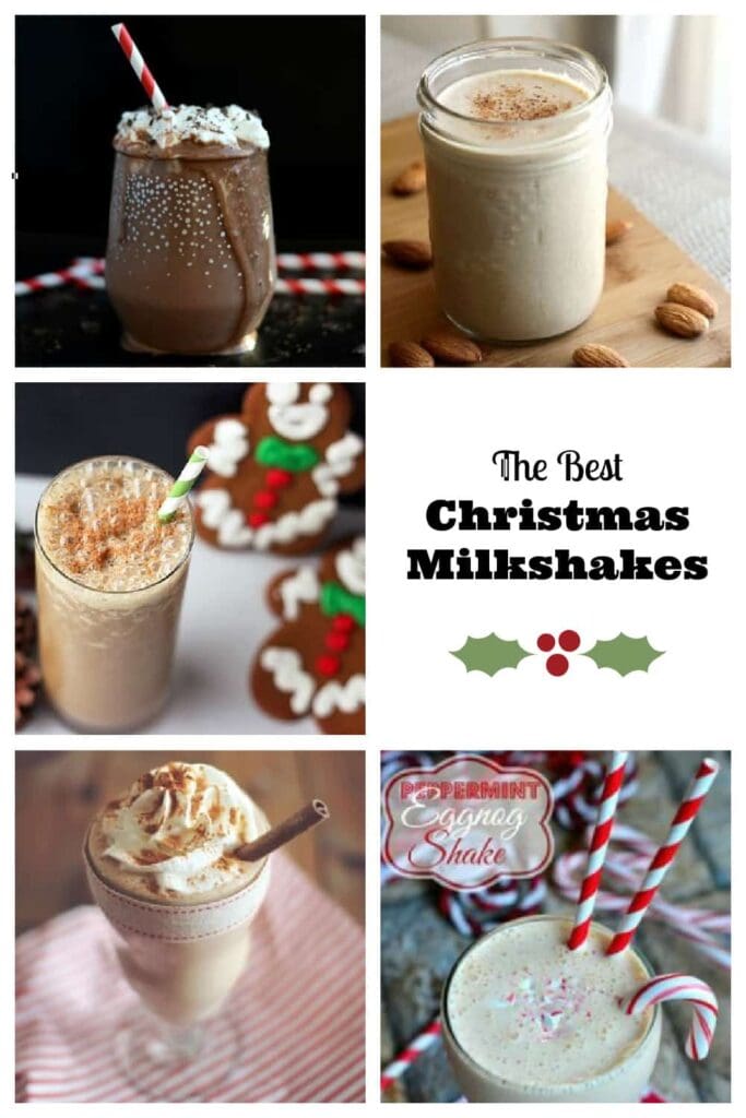 Christmas milkshakes