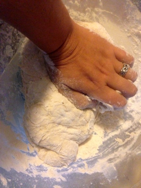 Don't be afraid of kneading.  It's just folding, squeezing, turning, mushing up the dough!  Chances are, whatever you're doing is fine.