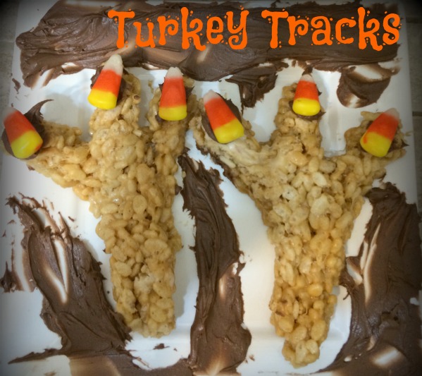 Peanut Butter Turkey Tracks