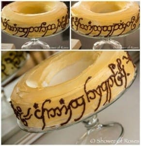 Lord of the Rings Themed Food- Ring Cake