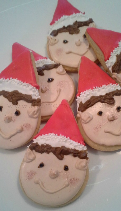 Elf on the Shelf Cookies 