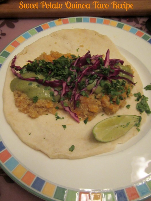 sweet potato quinoa vegan taco recipe