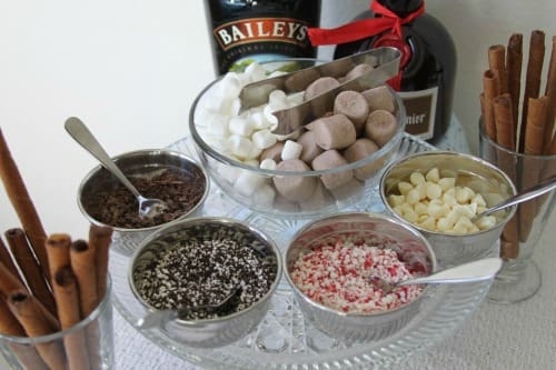 hot chocolate bar