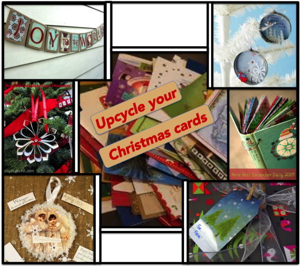 upcycle your christmas cards