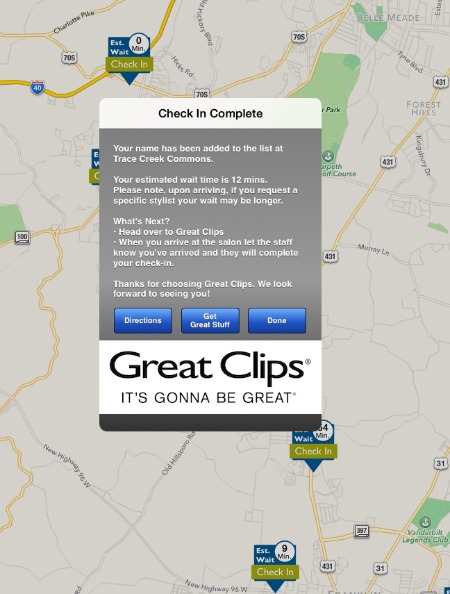 Great Clips App Check-In