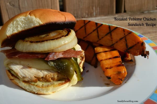 Poblano Chicken Sandwich Recipe