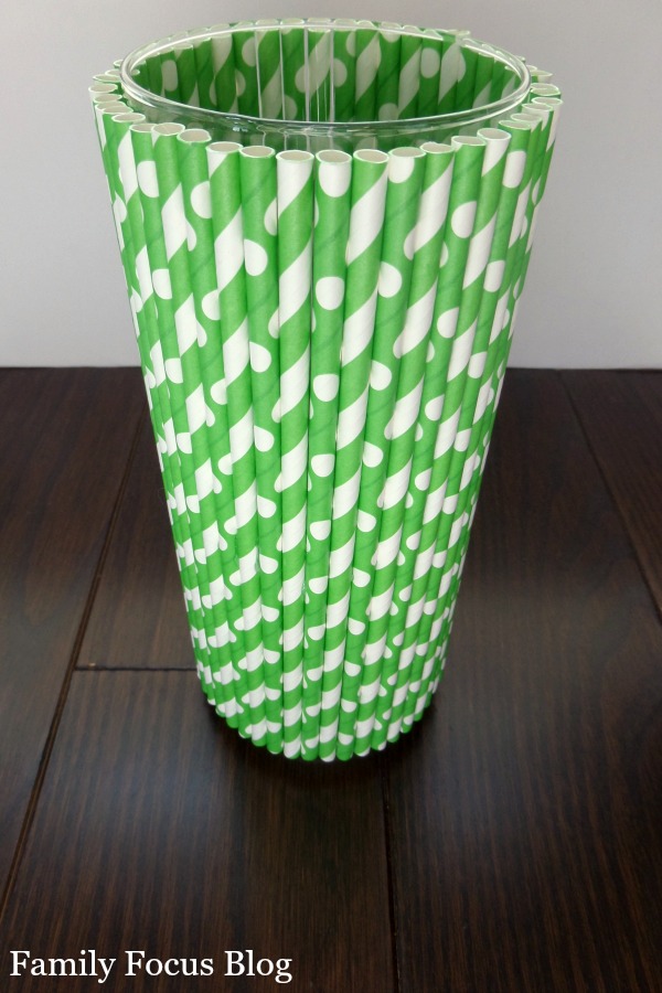 Paper Straw Vase