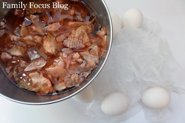 Onion Skin Dyed Easter Eggs - Family Focus Blog
