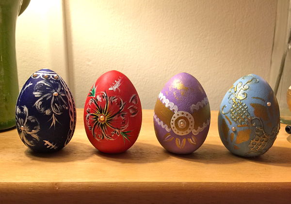 DIY Hand Painted Easter Eggs