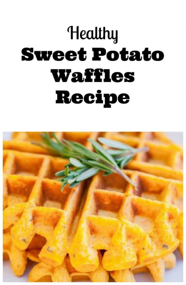 Healthy Sweet Potato Waffles Recipe