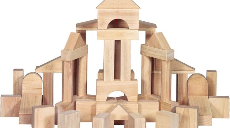 simple wooden block building ideas