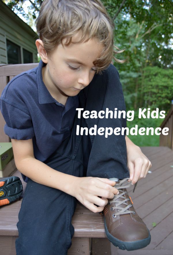 tips for teaching kids independence