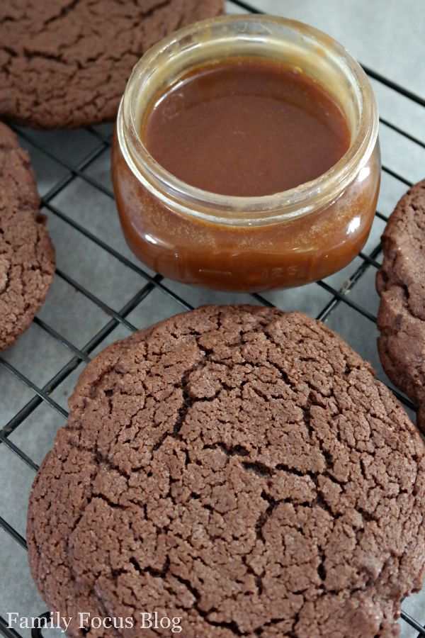 Salted Caramel Fudge Brownie Cookies