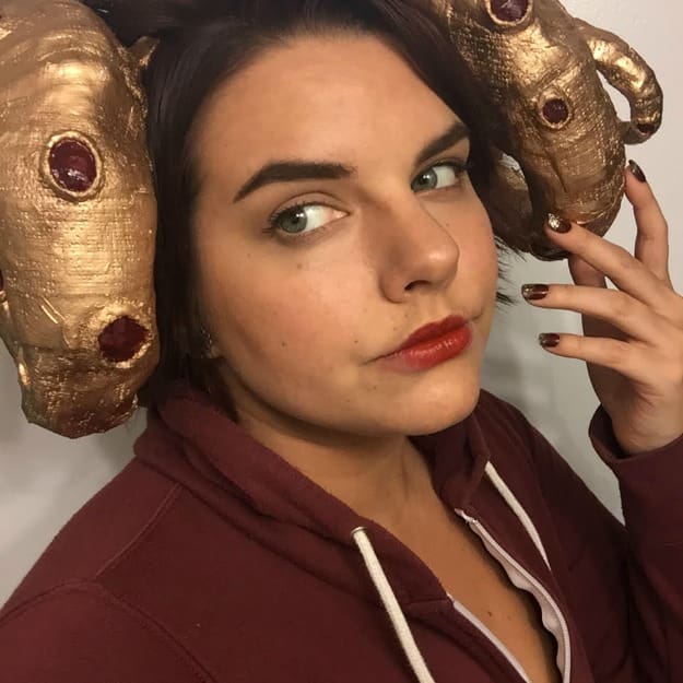 DIY Ram Horns for Halloween Costumes