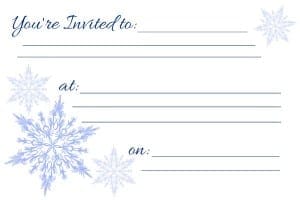 Free Printable Holiday Party Invitations
