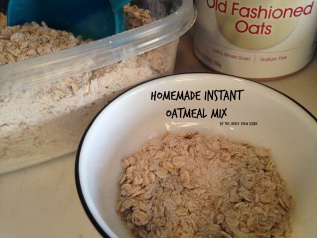 DIY Instant Oatmeal