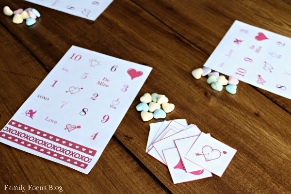 Valentine's Day Bingo Game with Free Printables