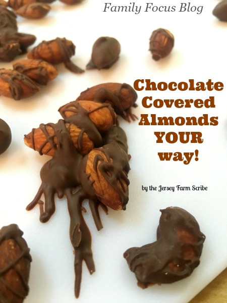 dark chocolate covered almonds recipe